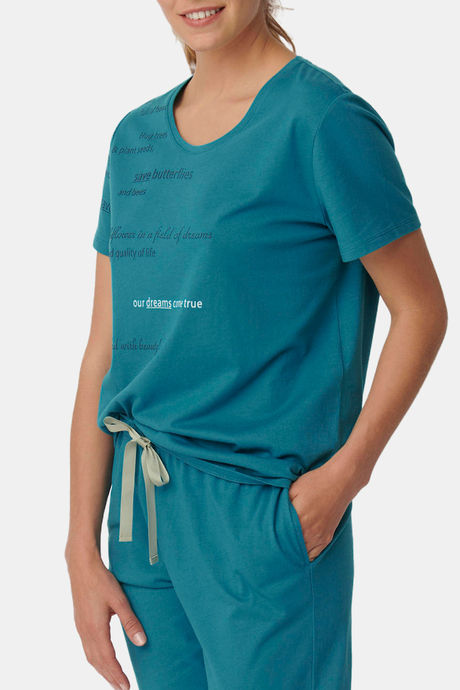 Triumph Cotton Capri Set - Ocean Depths — image 3